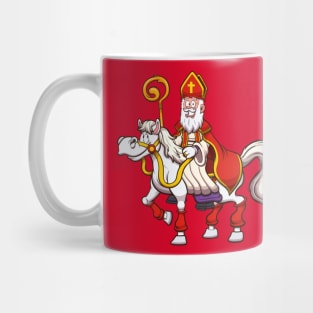 Saint Nicholas On Horse Mug